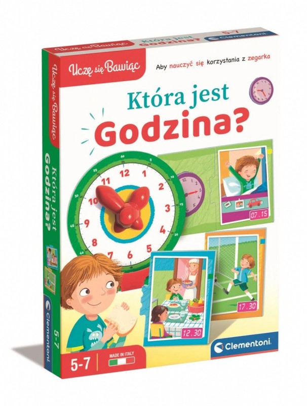 Clementoni učia? si? baviť Koľko je hodín?