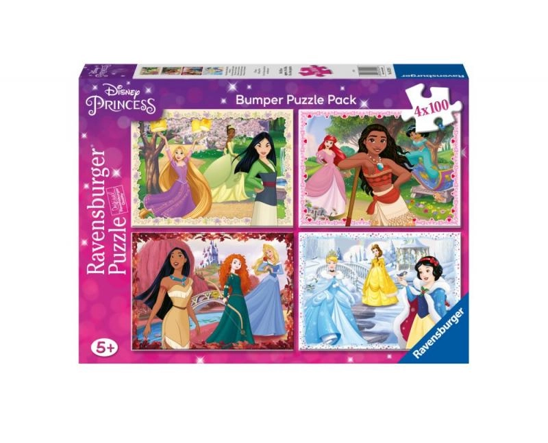 E-shop Ravensburger Disney: Princezny 4x100 dielov