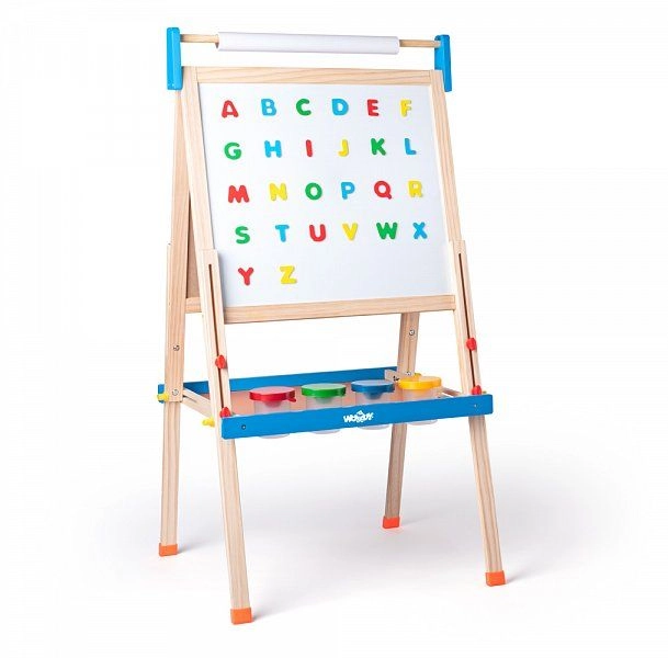 E-shop Woody Obojstranná tabuľa ABC 59 x 57 x 129 cm