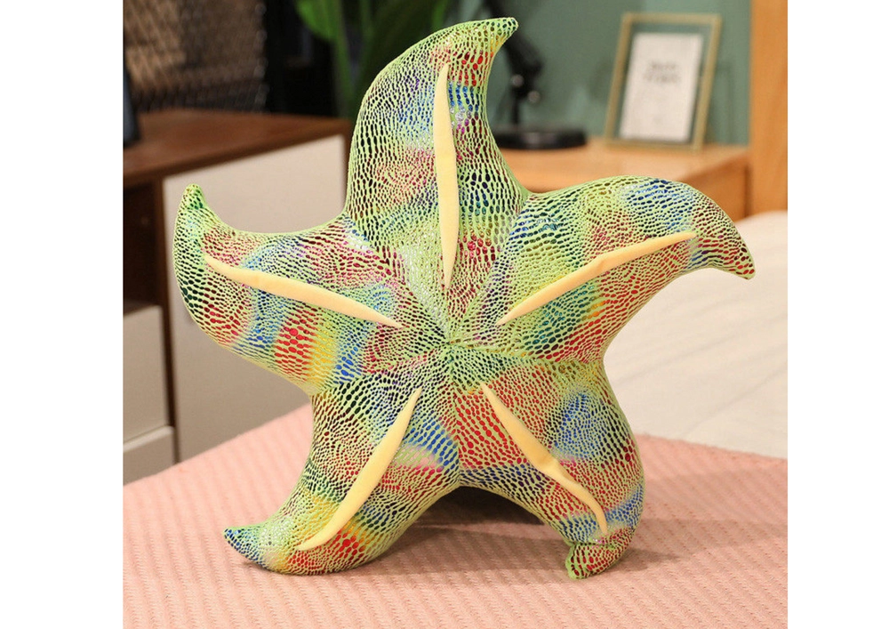 E-shop shumee Maskot Plyšový vankúš Starfish Green 20 cm
