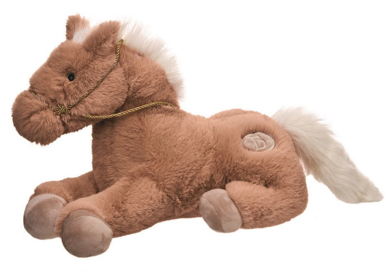 Plyšový koník Nico hnedý 30 cm
