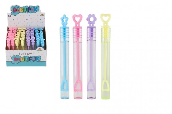 E-shop Teddies Bublifuk mini 5 ml gélový 10,5 cm 4 druhy 48ks v boxe