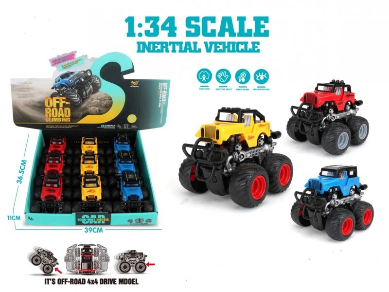 E-shop Off-road plastové autíčko Jeep 1:34