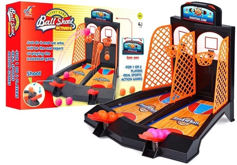 E-shop Mini basketbalová arkádová hra Black Ball