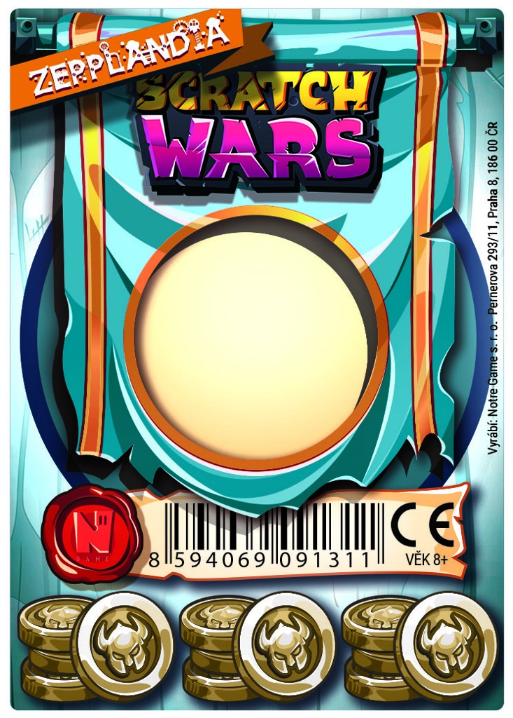 E-shop Scratch Wars - Karta zbrane Zepplandia