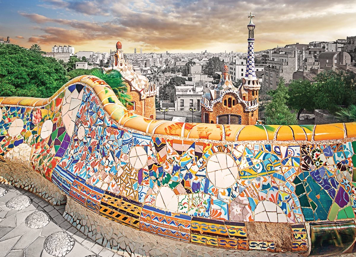 E-shop Eurographics Barcelona park Güell 1000 dielov
