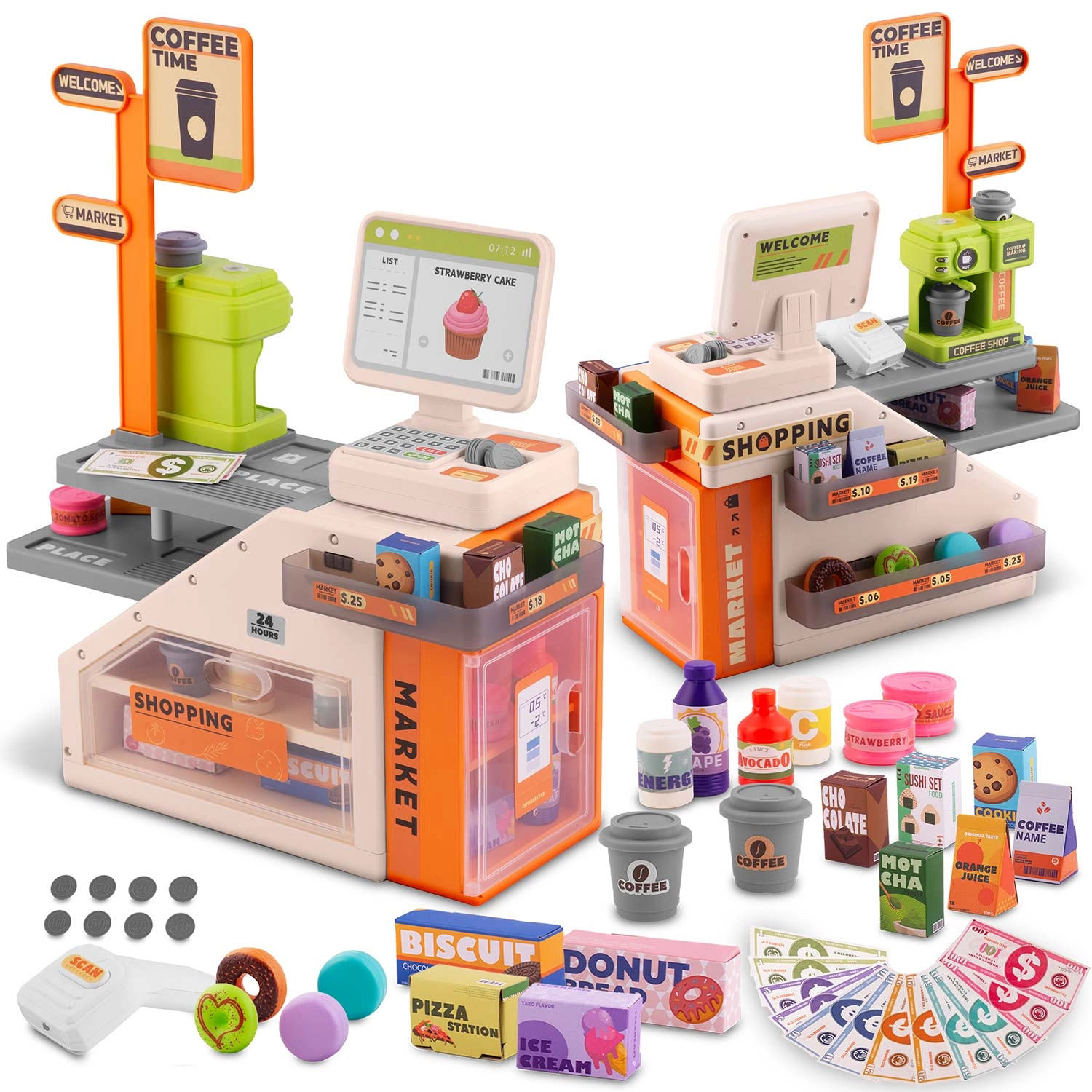 E-shop Interaktívna pokladňa s kaviarňou RICOKIDS RK-822
