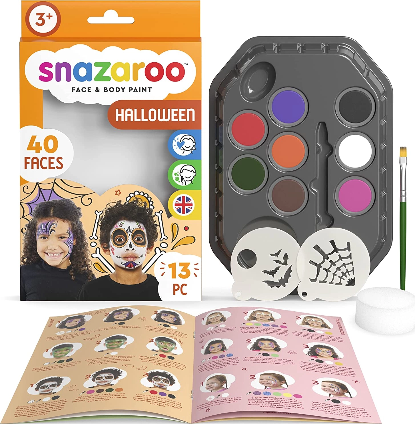E-shop Sada obličejových barev Haloween
