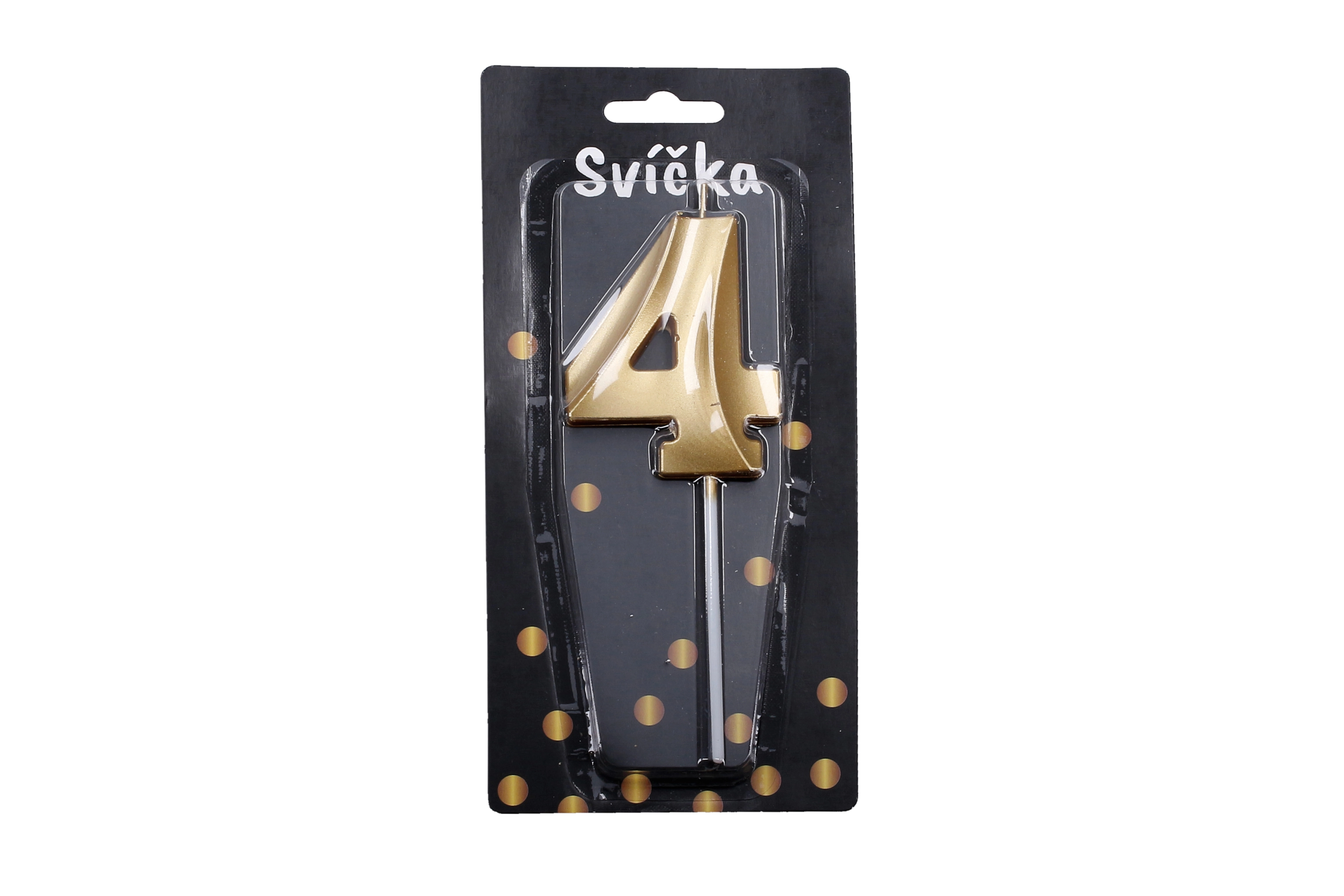 E-shop WIKY Sviečka tortová Párty zlatá č. 4