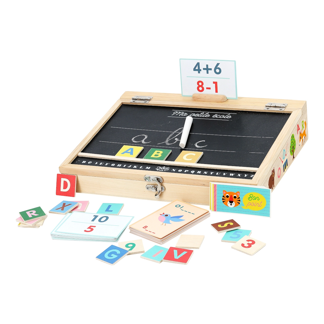 E-shop Vilac Malá školní tabulka s příslušenstvím