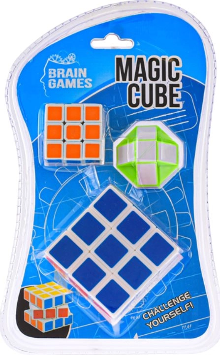 E-shop BRAIN GAMES Sada hlavolamov: Skladacie kocky a Snake