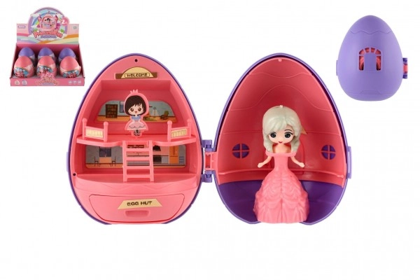 E-shop Teddies Princezná vo vajíčku 11cm s doplnkami
