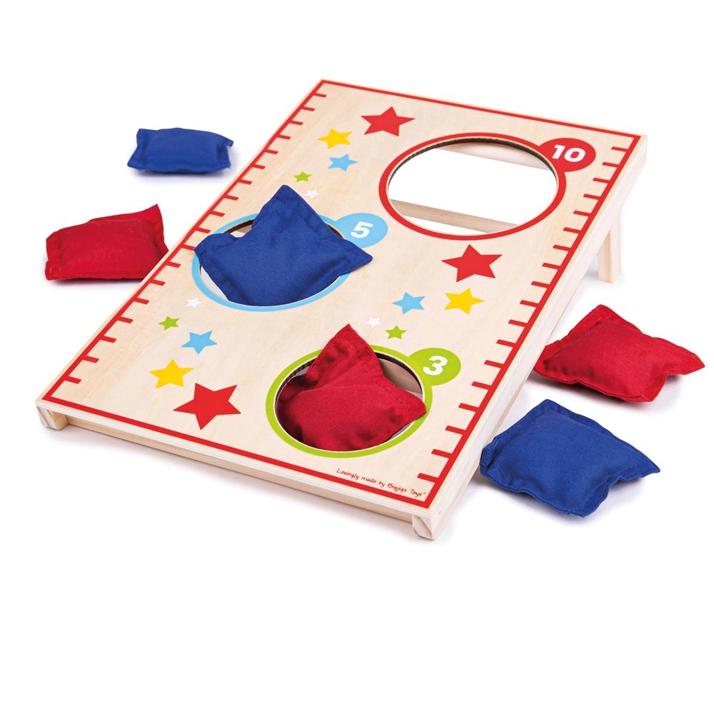 E-shop Bigjigs Toys hra hádzanie vankúšiky