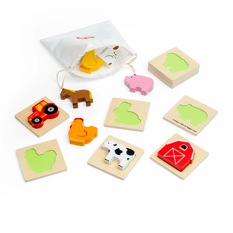 E-shop Bigjigs Toys Hmataj a nájdi farma