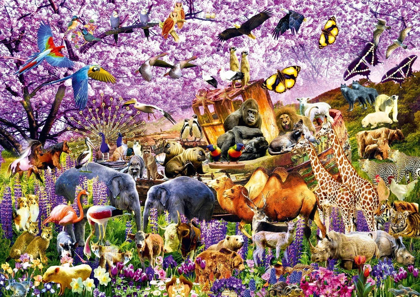 E-shop Puzzle Bluebird Dvojice na Noemovej arche 1000 dielikov