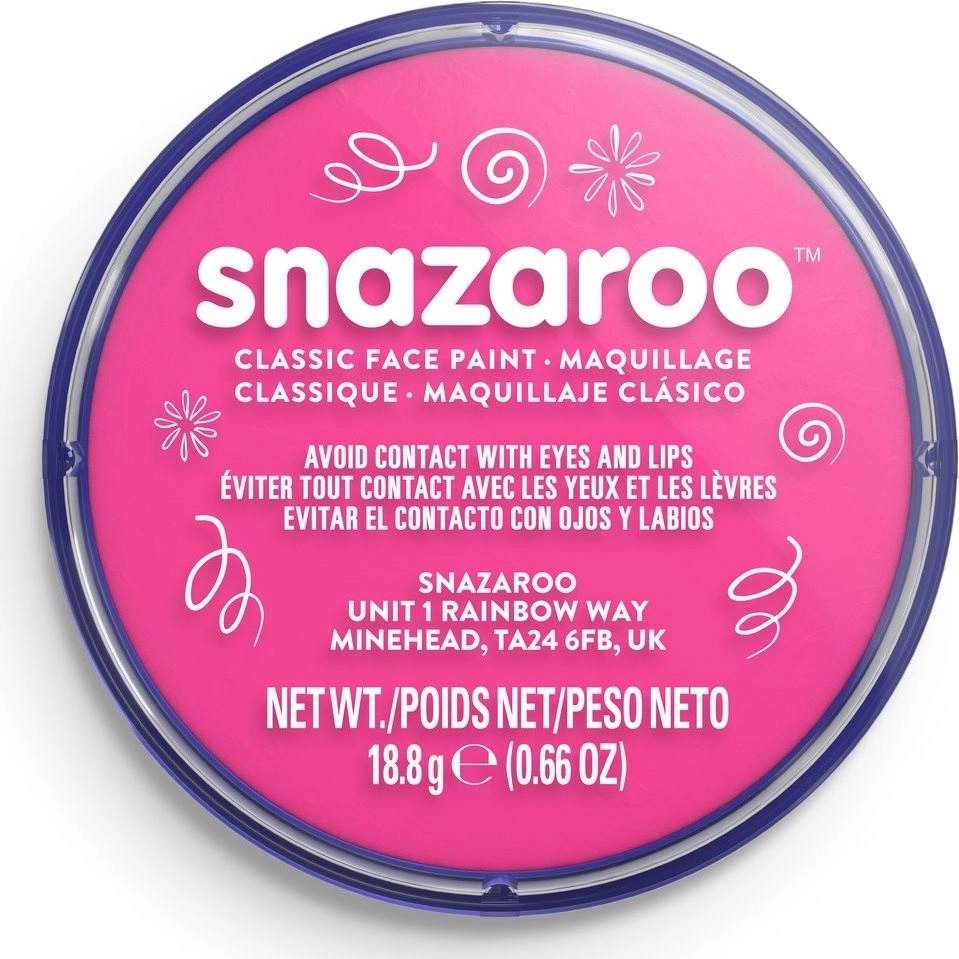 E-shop Snazaroo farba na tvár jasne ružová 18 ml