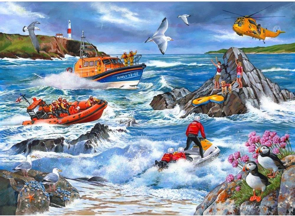 Puzzle Proti prílivu 1000 dielikov od House of Puzzles