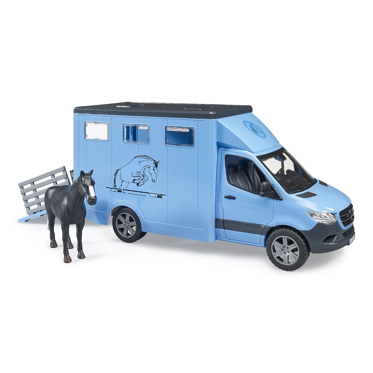 E-shop Bruder 2674 MB Sprinter Preprava koní s figúrkou koňa