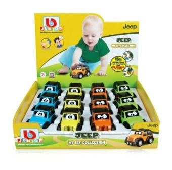 E-shop Bburago Jeep plastové autíčko žltý