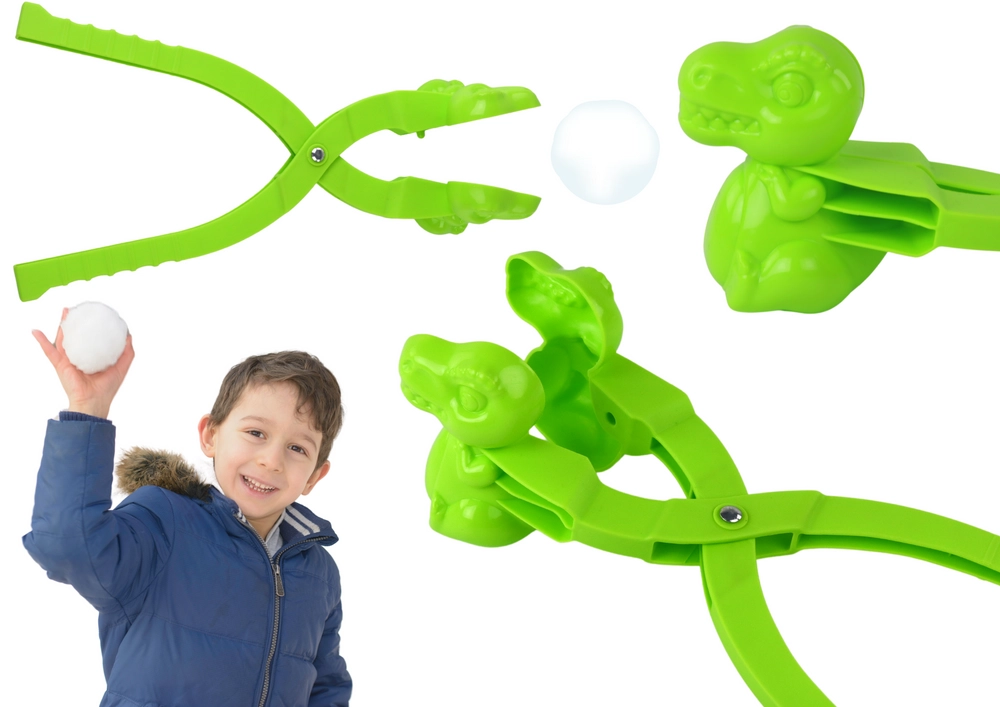 E-shop Snehomat dinosaurus – zelený výrobník snehových gúľ pre deti