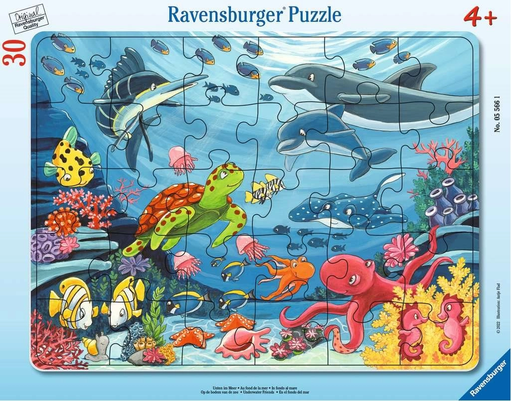 E-shop Ravensburger puzzle Na dne mora 30 dielikov