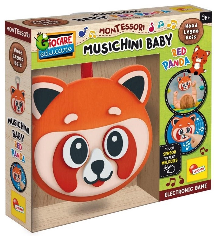 E-shop Montessori dřevěná Lisciani muzikál panda