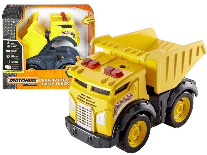E-shop Wader Middle Truck vyklápačka žltá v boxe 32121