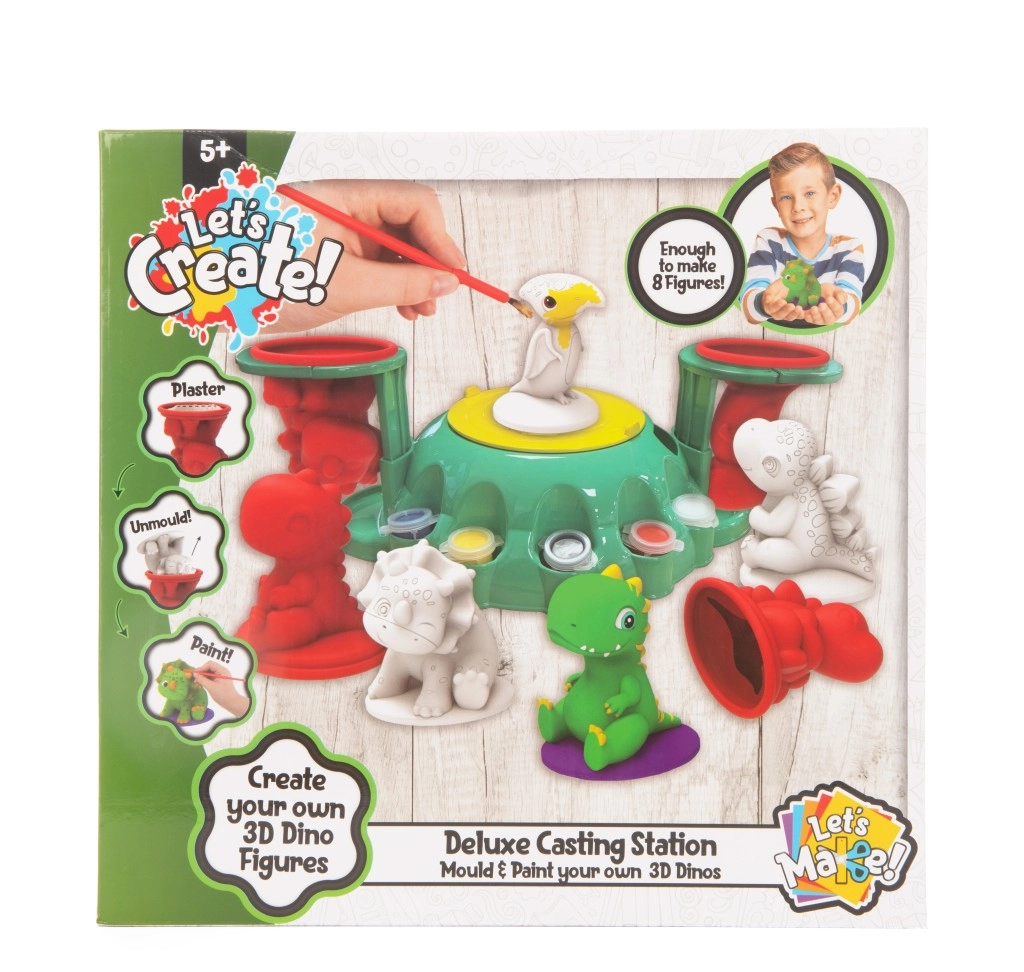 E-shop Alltoys Sada na výrobu sádrových figurek Dino DeLuxe