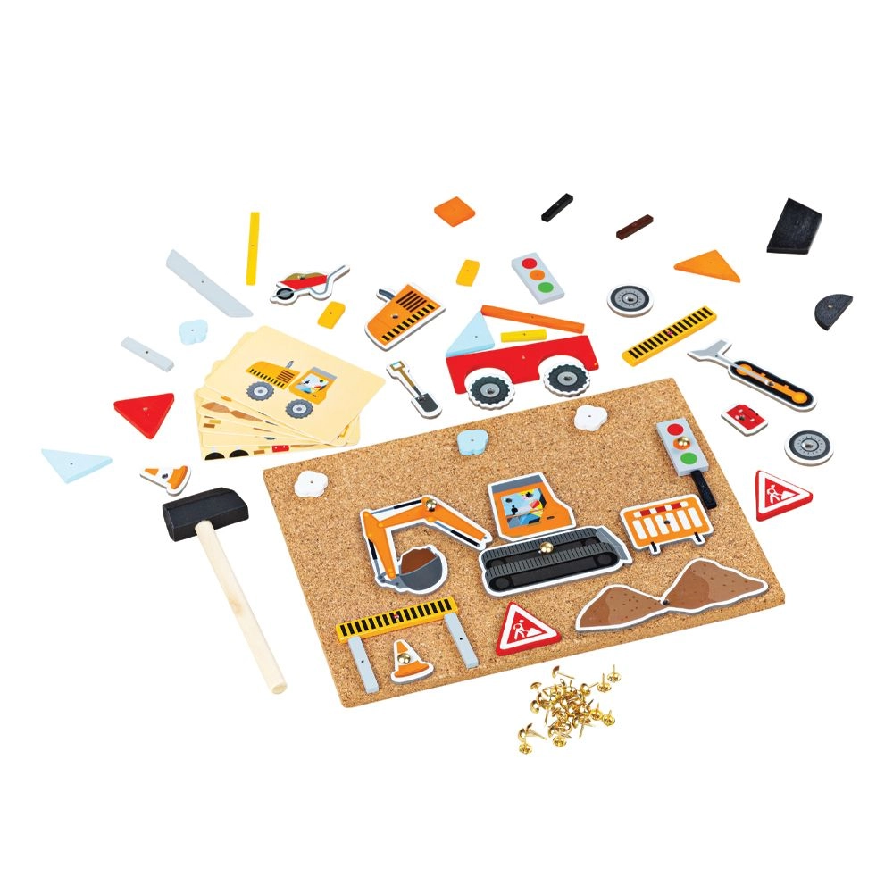 Bigjigs Toys kreatívna zatĺkacia hra doprava