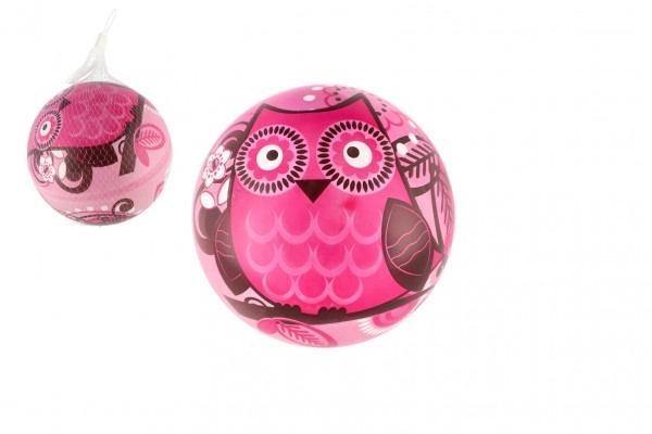 E-shop Teddies Míč nafouknutý sova vinyl 22cm