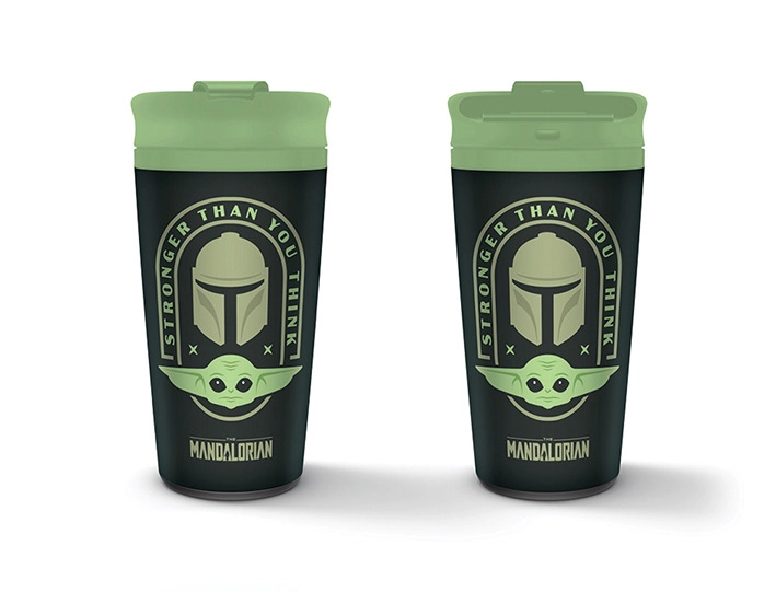 E-shop Pyramid International Cestovní hrnek Star Wars: Mandalorian Stronger Than You Think 450 ml