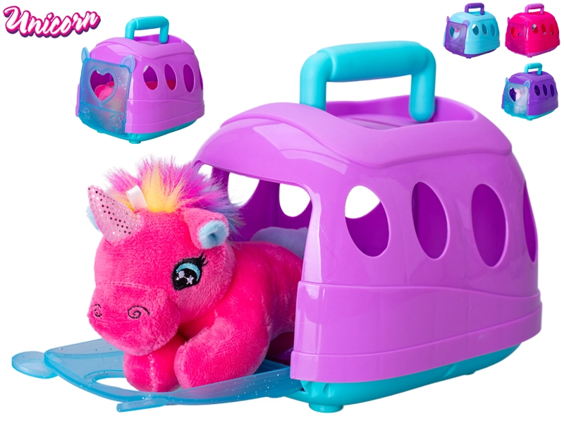 E-shop Mikro trading Unicorn Jednorožec ležící v přepravce 14 cm