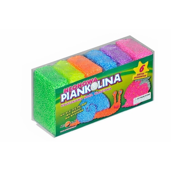 E-shop Piankolina neonová modelína – sada 6 farieb