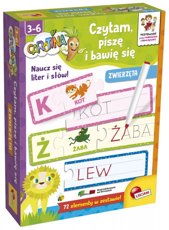 E-shop Vzdelávacia sada Carotina čítam, píšem a hrám sa - Zvieratá