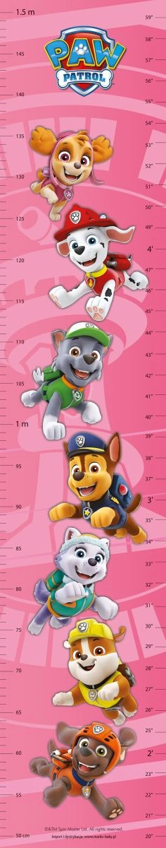Nickelodeon rastový meter Paw Patrol