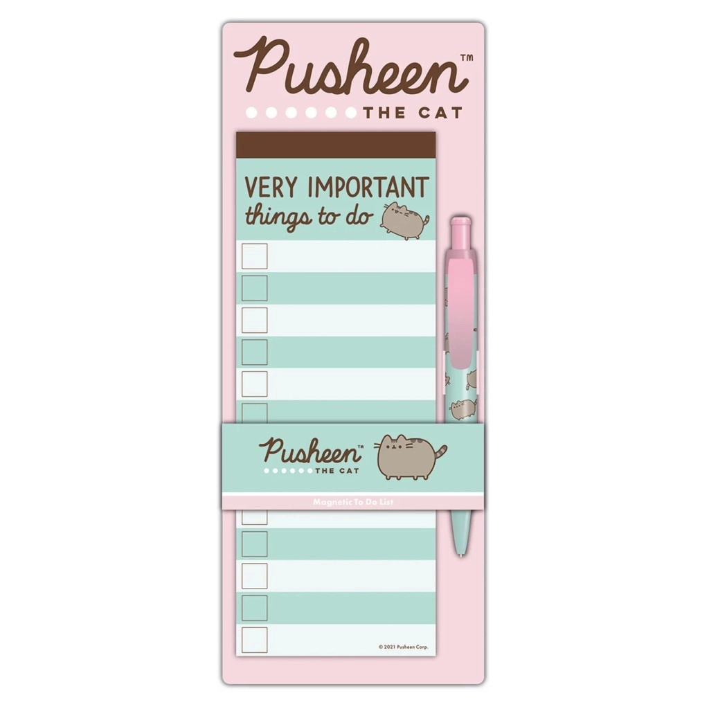 Poznámkový set PUSHEEN s magnetom a perom