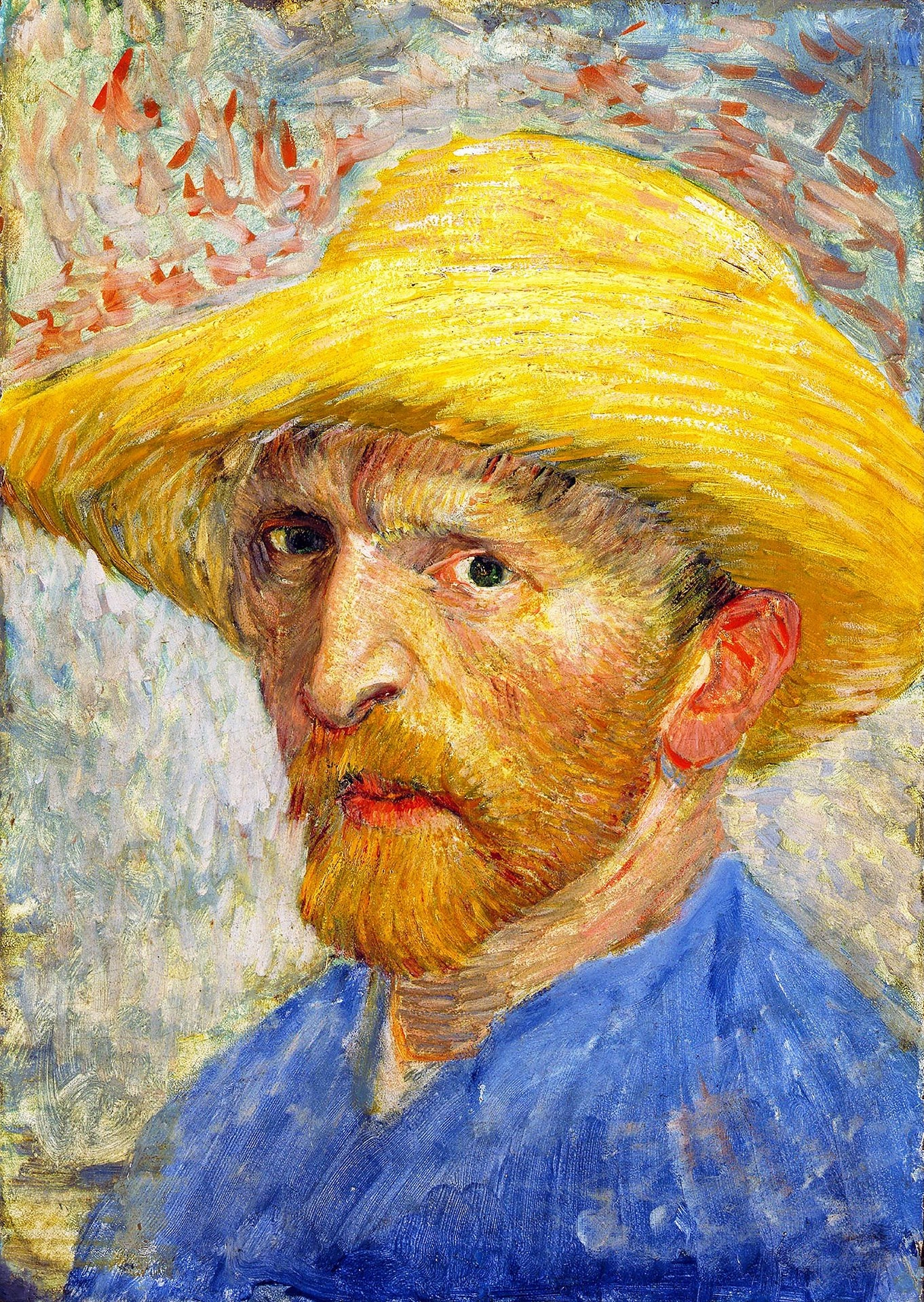 E-shop Puzzle Vincent van Gogh Autoportrét v slamennom klobúku 1000 dielikov