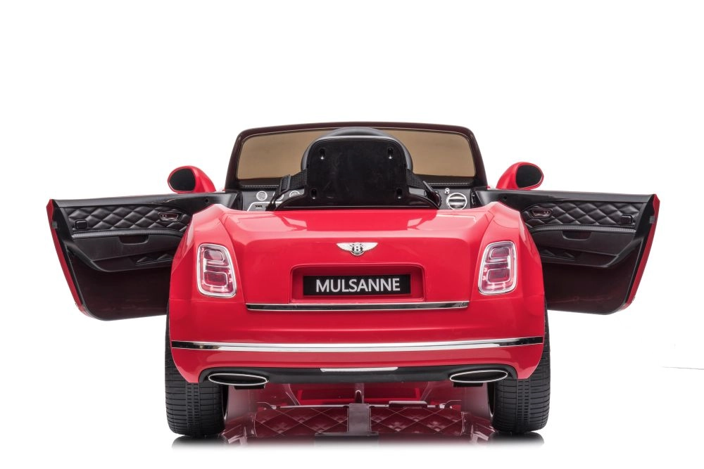 E-shop Lean Cars Elektrická autíčko Bentley Mulsanne 2x45W batéria 12V7Ah 2024 lakované červená