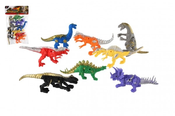 E-shop Teddies Dinosaurus/Drak 8ks plast 14-17cm v sáčku 22x35x7cm