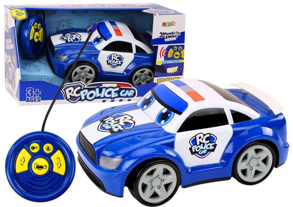 E-shop Kreslené RC policajné autíčko so svetlami a zvukmi