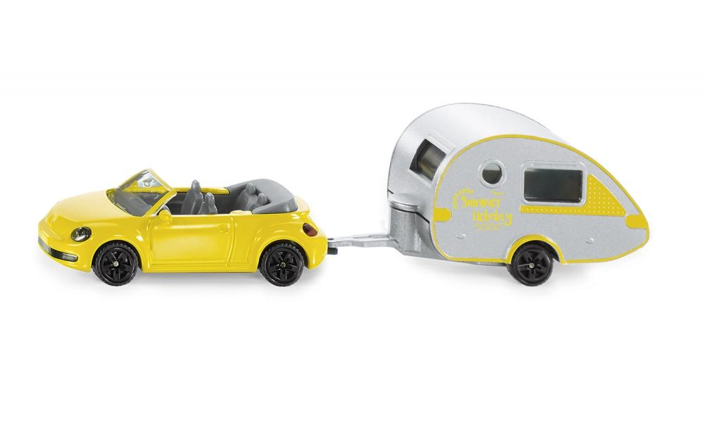 Siku Blister VW Beetle s karavanem