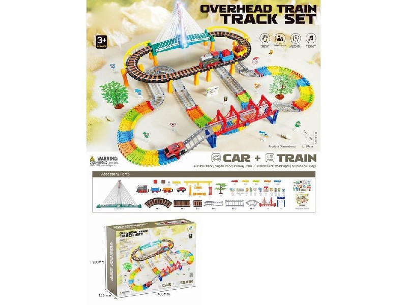 Elektrická vláčkodráha 212 dielov