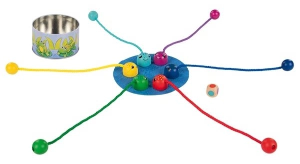 E-shop Goki Mini hra v plechovke Chyťte žabu