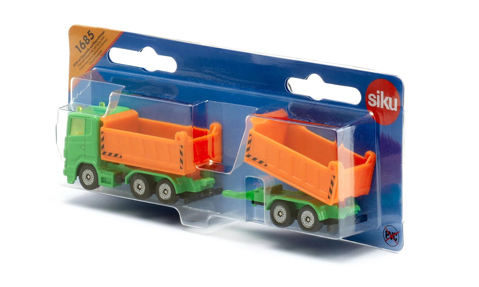 E-shop Siku Nákladné auto so sklápacou korbou a vlekom