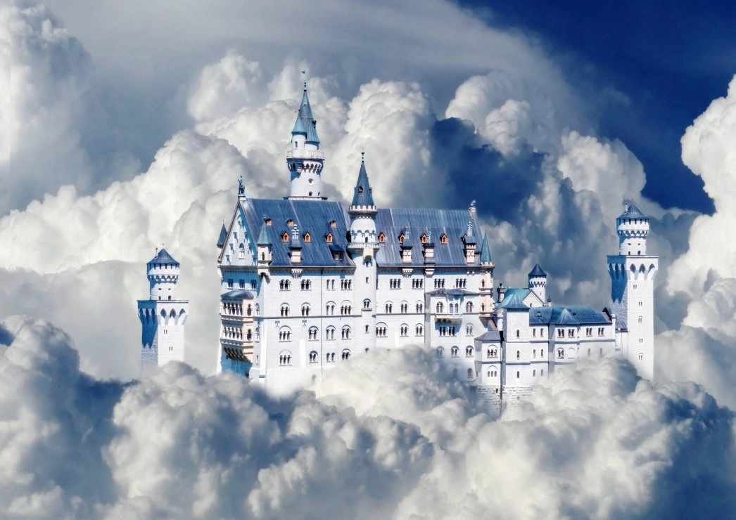E-shop Bluebird Neuschwanstein Castle in Clouds 500 dielov