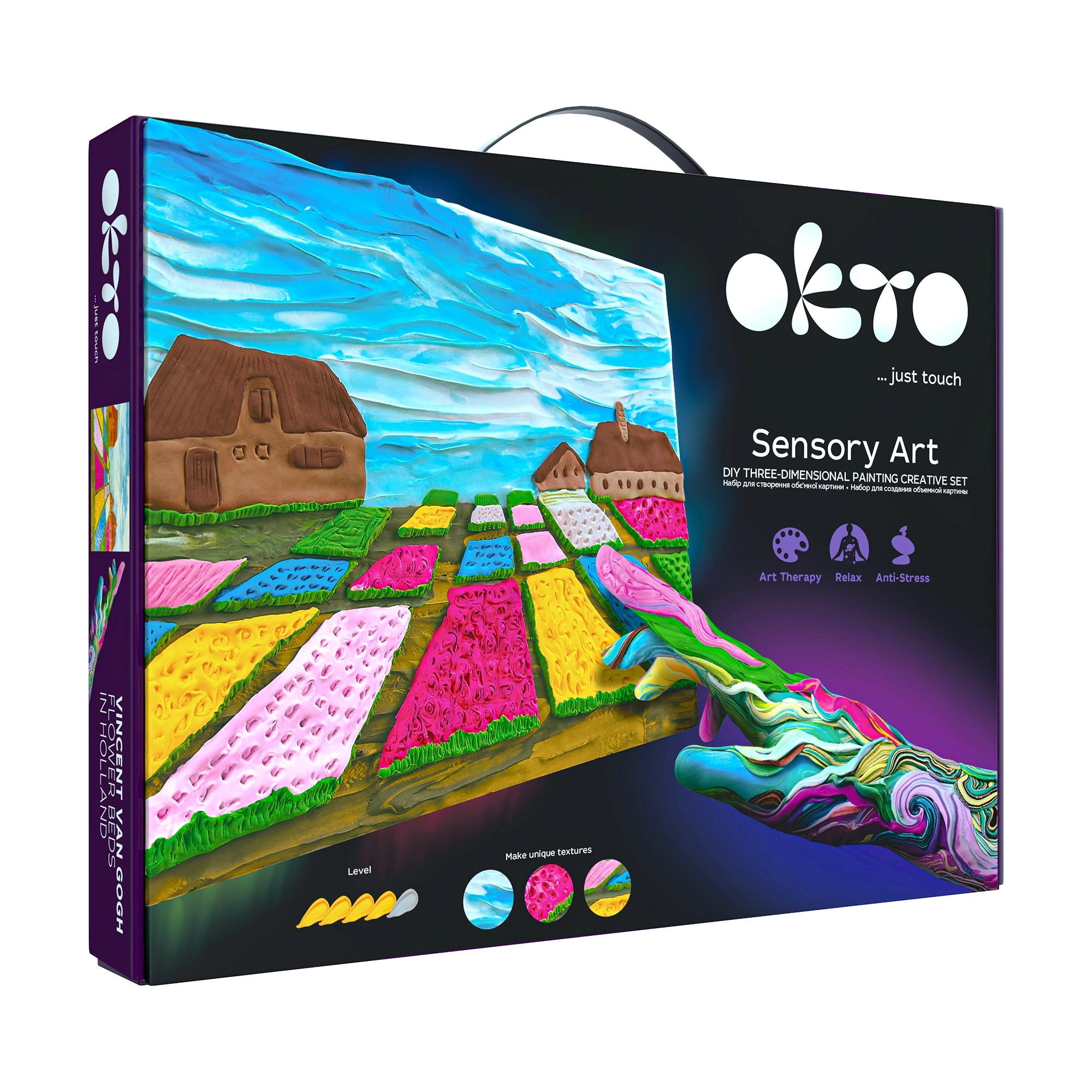 E-shop OKTO kreatívna 3D sada “Kvetinové záhony v Holandsku” 30x40cm