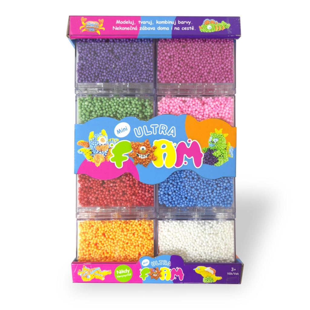 Ultra Foam Mini 8 ks v 8 farieb modelovacia hmota