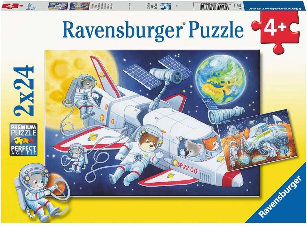 E-shop Puzzle cesta vesmírom 2×24 dielikov RAVENSBURGER