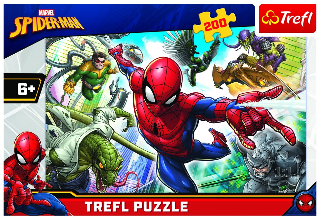 E-shop Trefl Spider-Man Zrozen k hrdinství 200 dielov