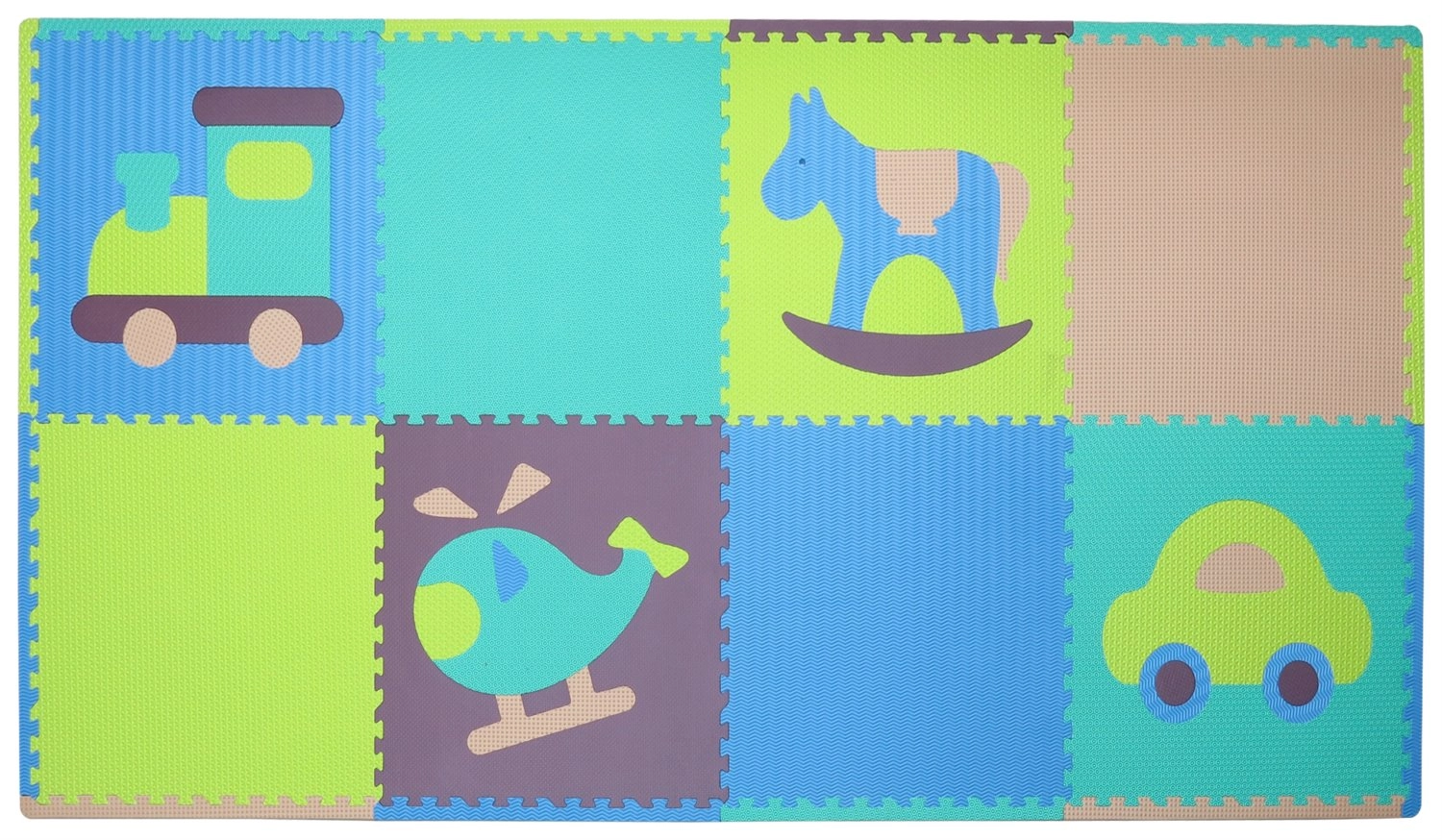 E-shop Baby Great Pěnové puzzle Klučičí hračky SX s okraji